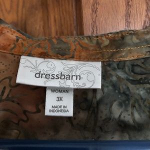 Beautiful Dressbarn Multi Color Blouse